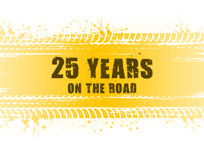 25 years on the road